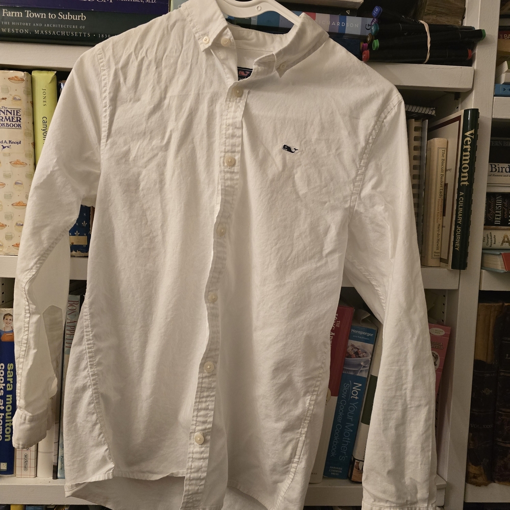 Vineyard Vines Boy's White Button-Down Shirt